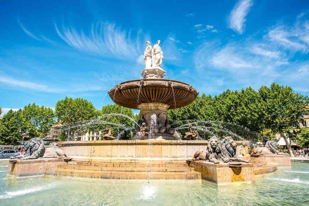 Le Cardinale - Un Voyage En Provence - 2 Chambres Avec Parking Aix-en-Provence Luaran gambar